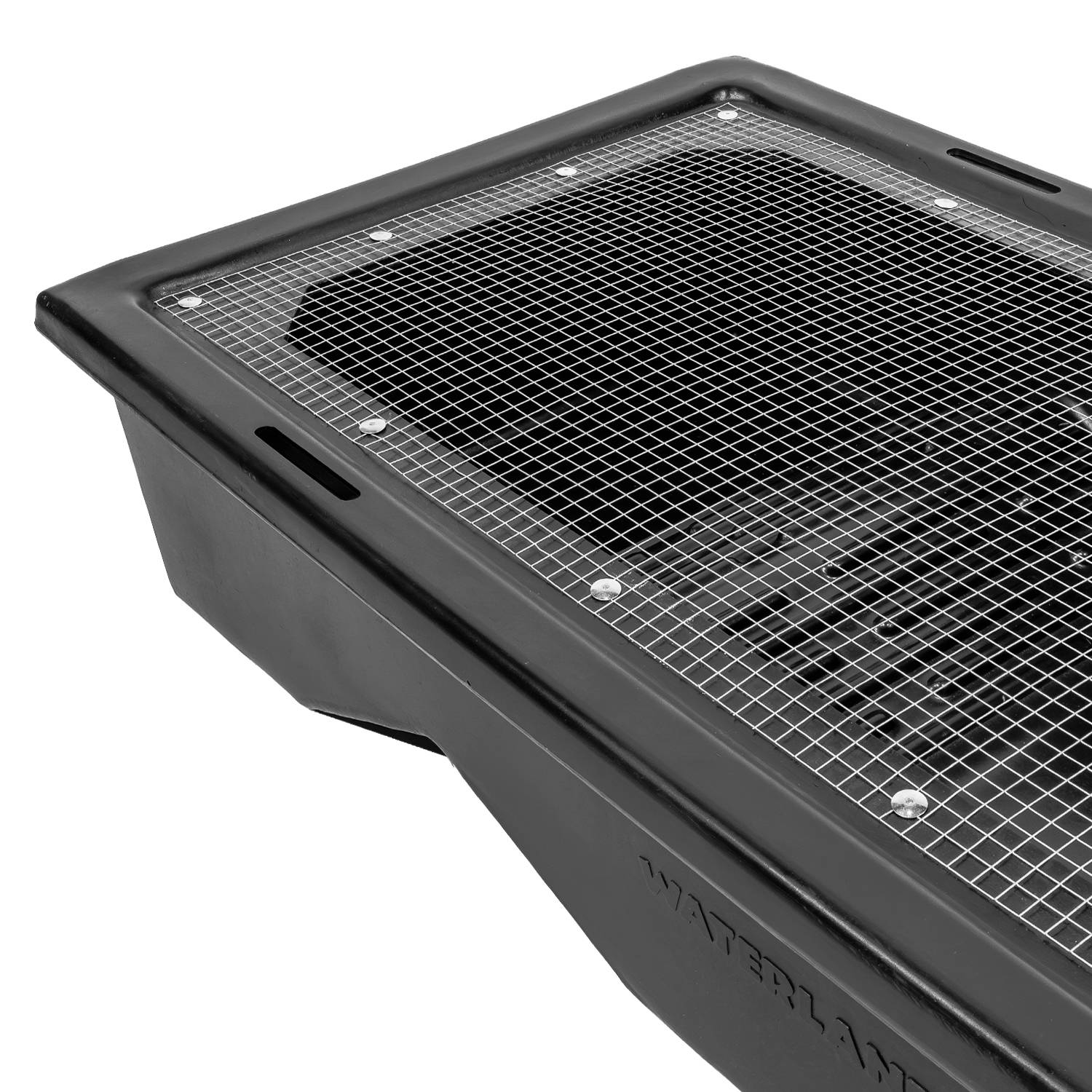 Lid with Screen for Small Tub Installed on Tub