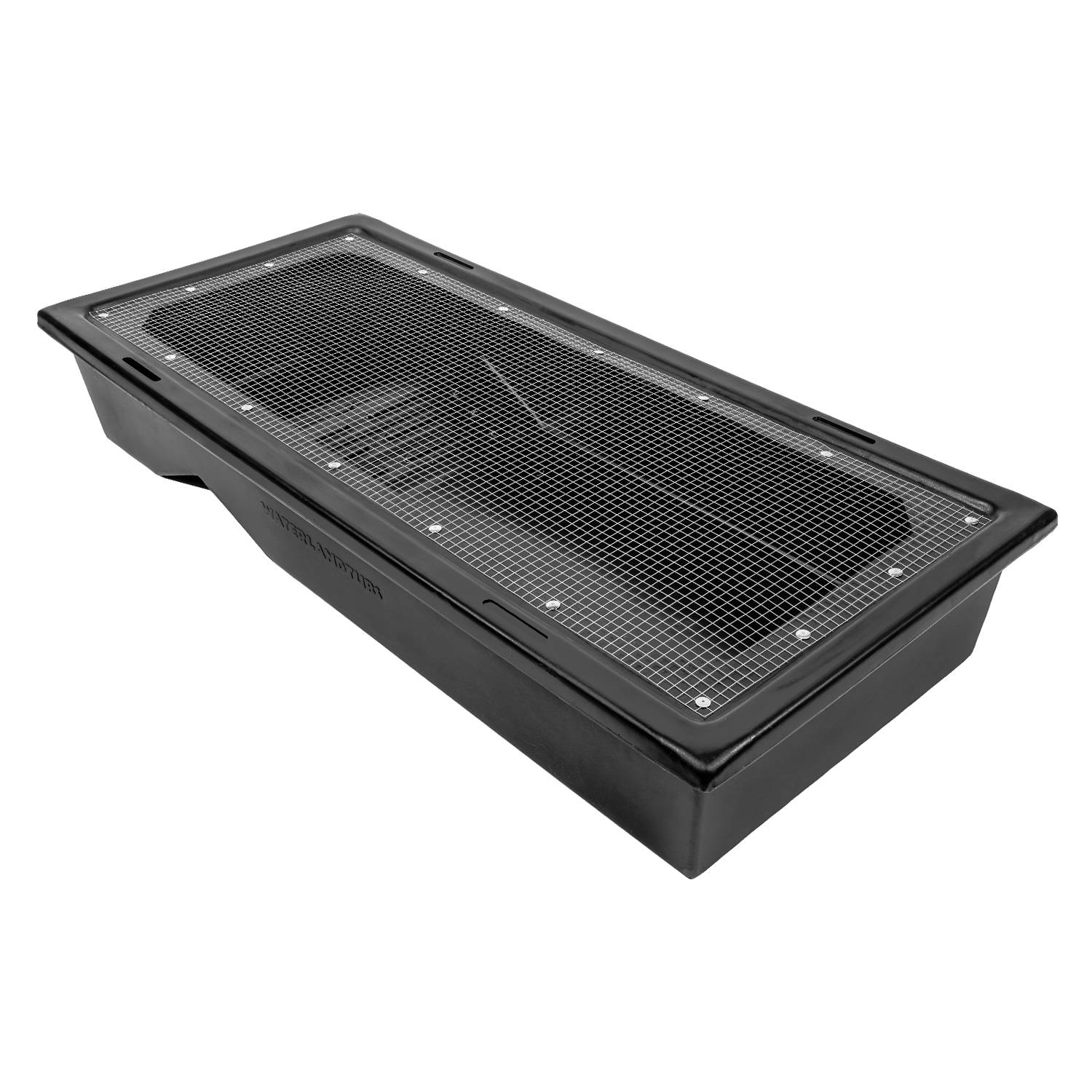 Lid with Screen for Small Tub Installed on Tub